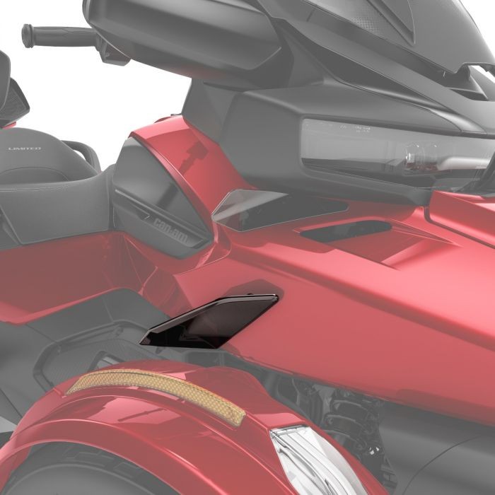 SPYDER RT Déflecteurs d’air latéraux réglables – Position basse