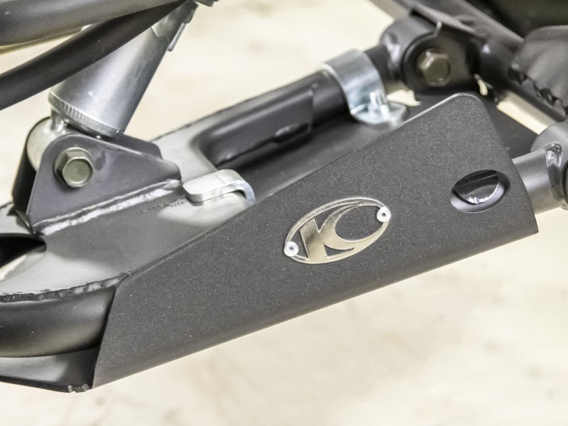 Protections Triangles Avant Aluminium Noir - Kymco Maxxer 300 T3b