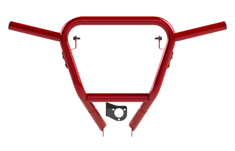 PARE CHOC ARRIERE ROUGE (cforce 850/1000 2024+)