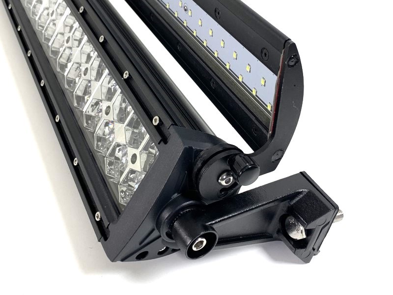 BARRE LUMINEUSE DOUBLE A LED 55cm AVEC CACHE 120W