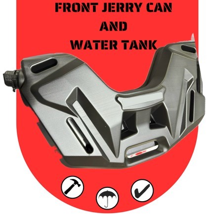 Réservoir d'eau avant Jerry Can (19 L) - Rouge