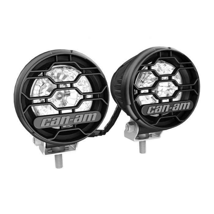 Éclairages LED ronds 10 cm (2 x 25 W)