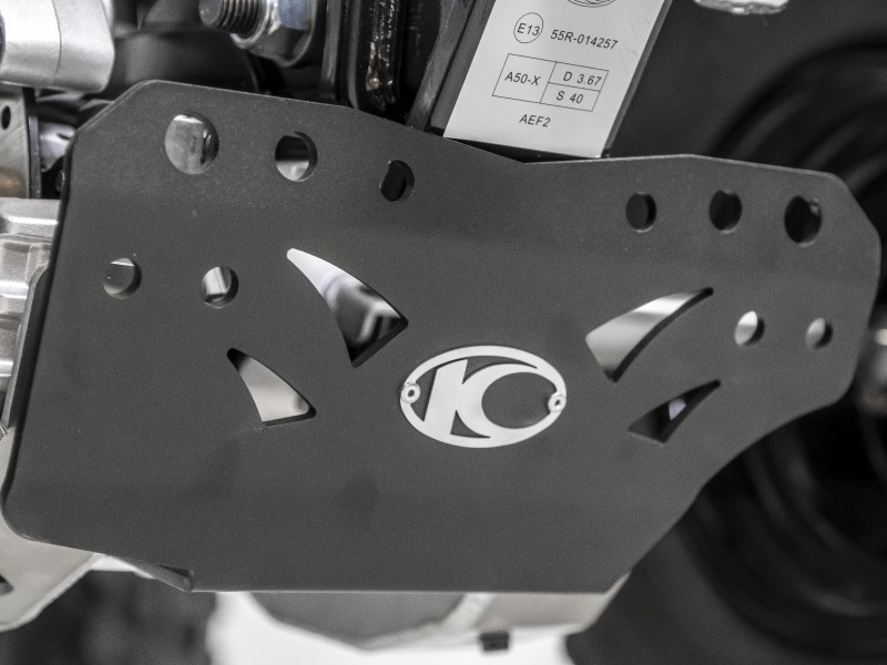 Pare-chocs Arrière Aluminium Noir - Kymco Maxxer 300 T3b